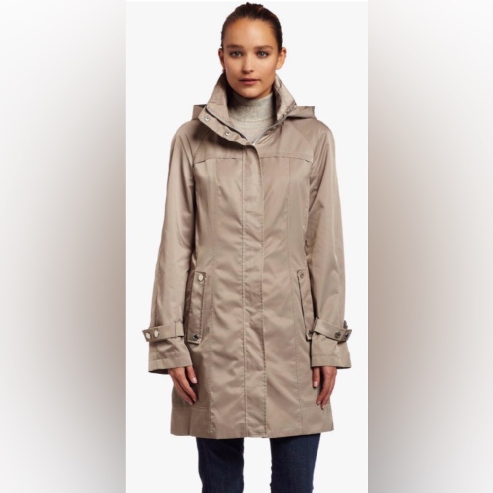 💥CALVIN KLEIN Tan Wind/ Rain Trench Coat Size: XL